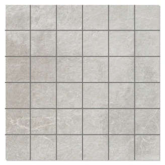 Mosaik Klinker <strong>Arkstone</strong>  Grå Matt-Relief 30x30 (5x5) cm